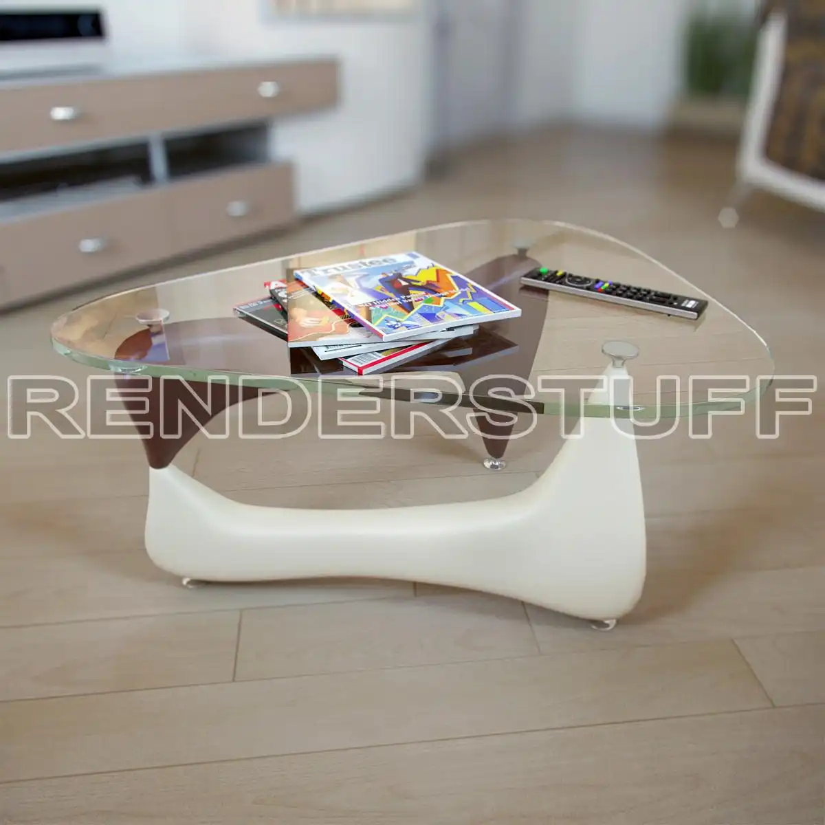 Coffee Table Milk Free 3D Model