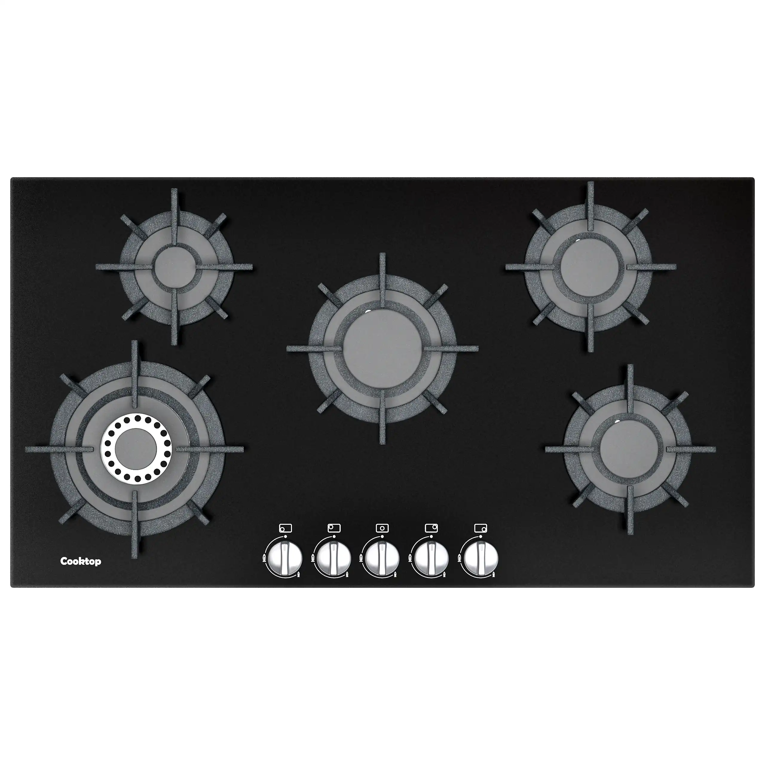 Stovetop Gas Front Controls 3D Model