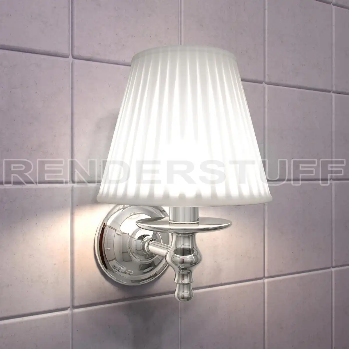 Sconce Bathroom Mirror Free 3D Model