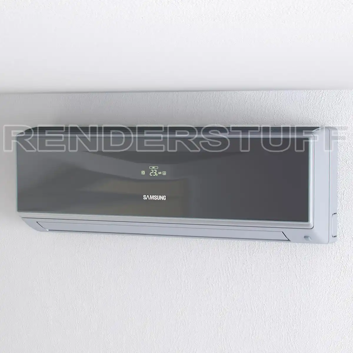 Air Conditioner Mirror Free 3D Model