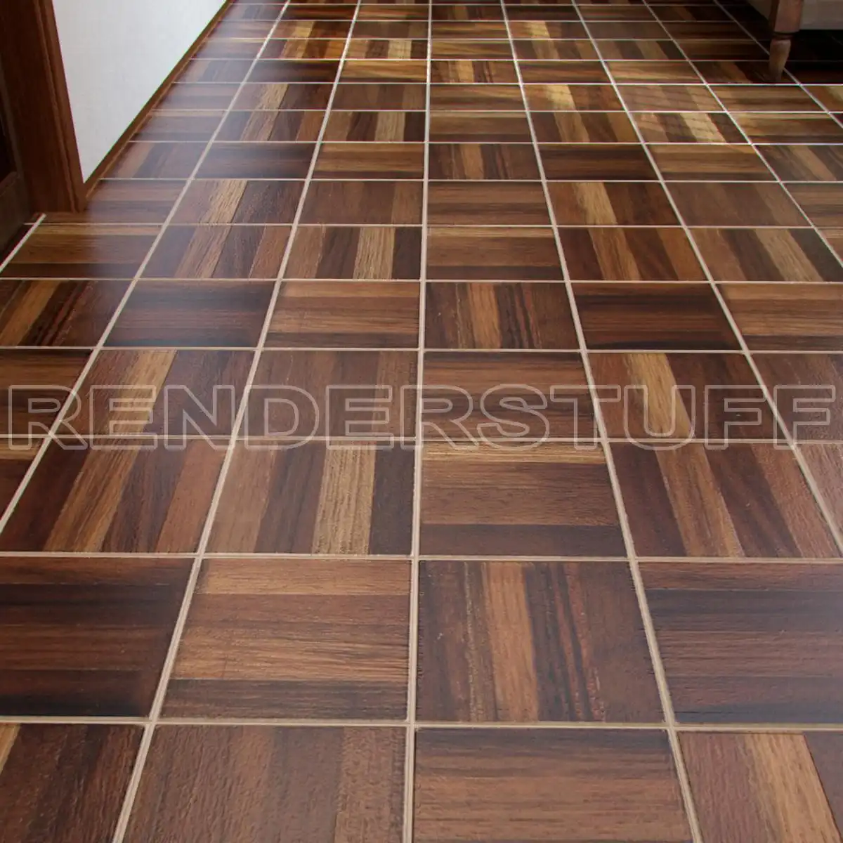 Floor Tiles Wooden Free 3D Model
