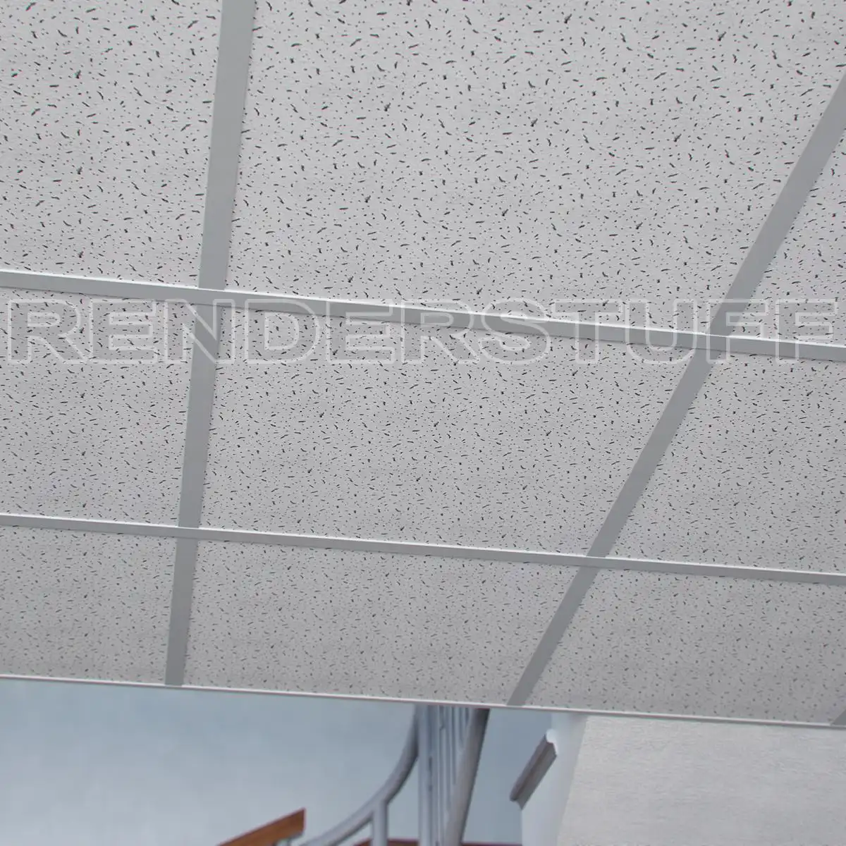 Ceiling Suspended Armstrong Free 3D Model