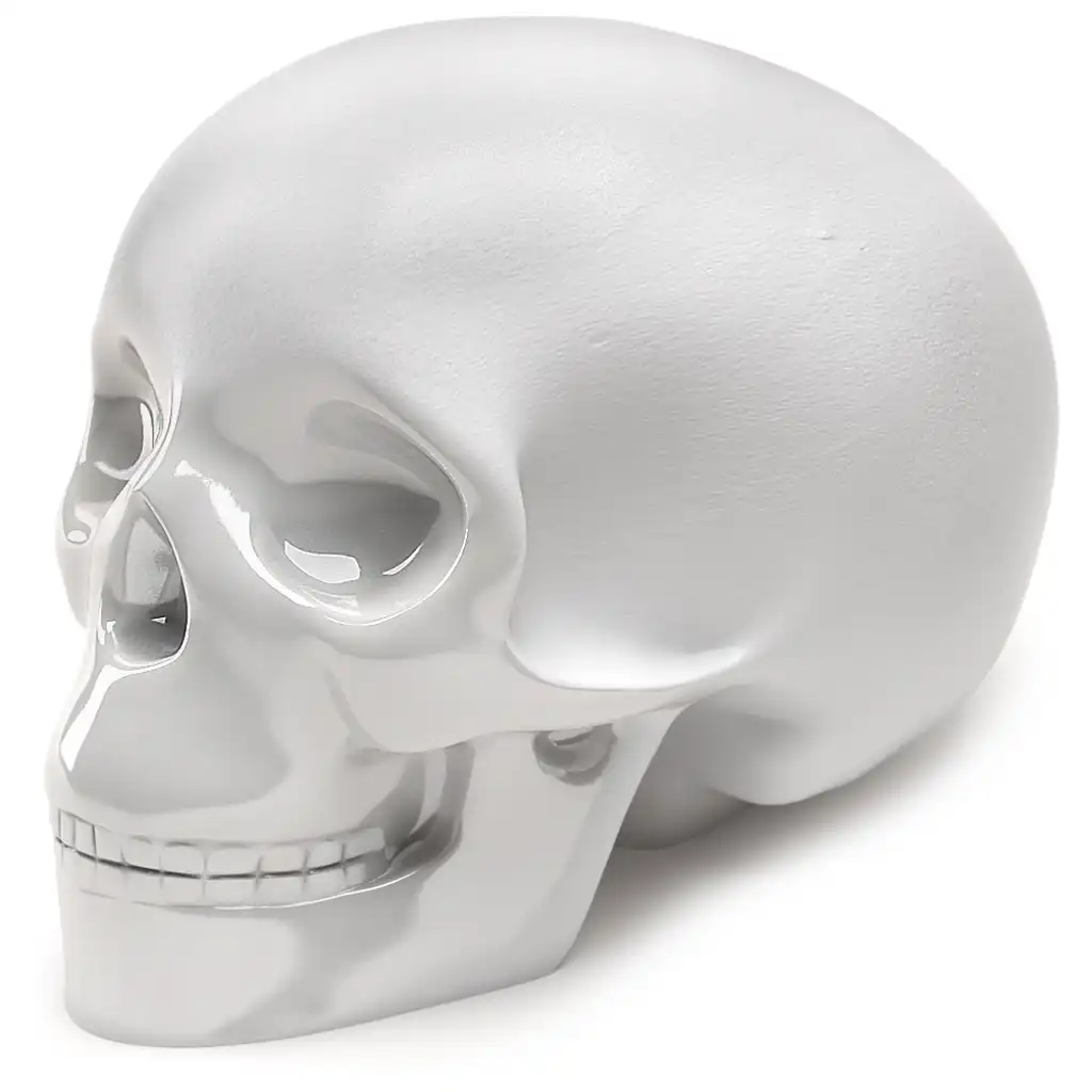 Pirate Skull Ceramic Moneybox 3D Model