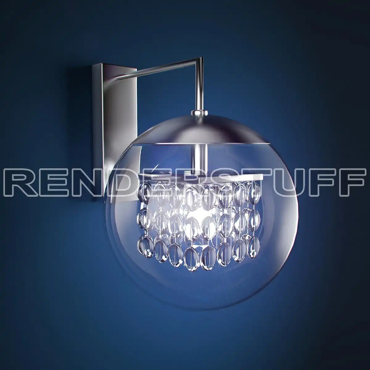 Lamp Wall Spherical Free 3D Model