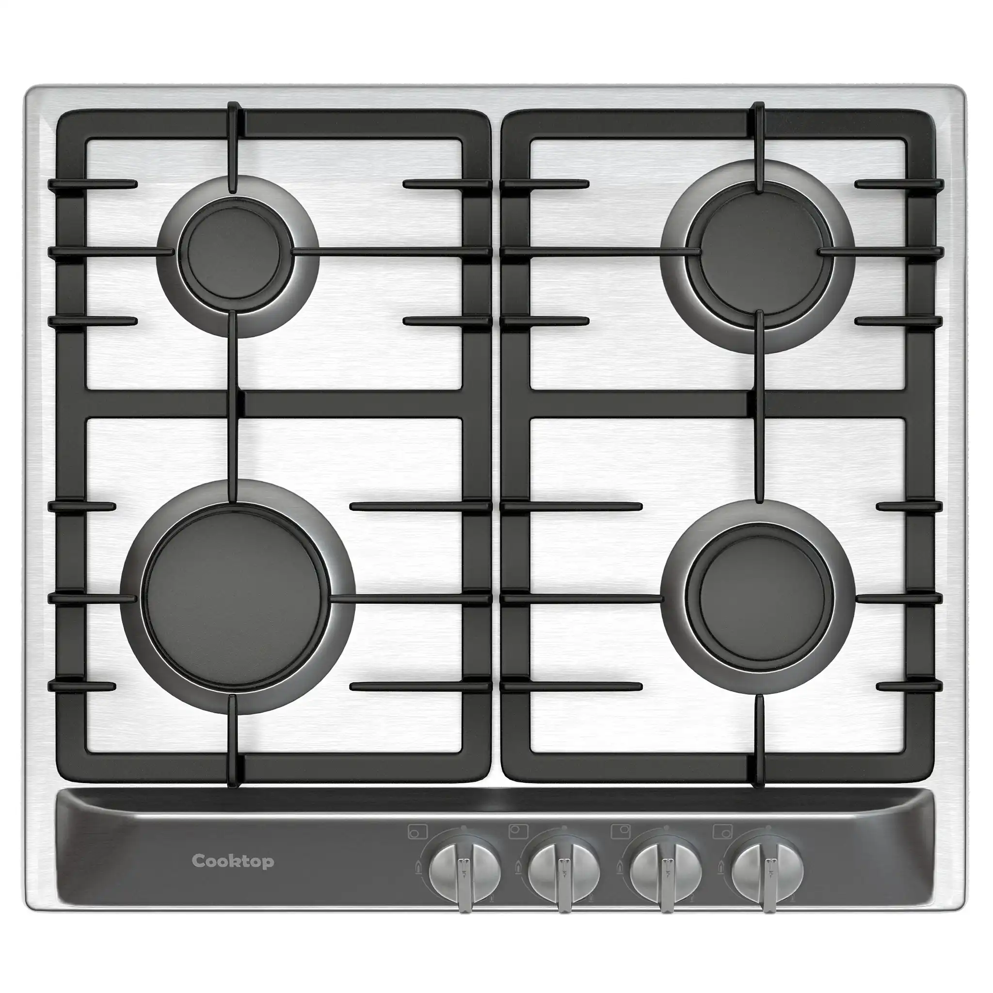 Cooktop Compact Four Ring 3D Model