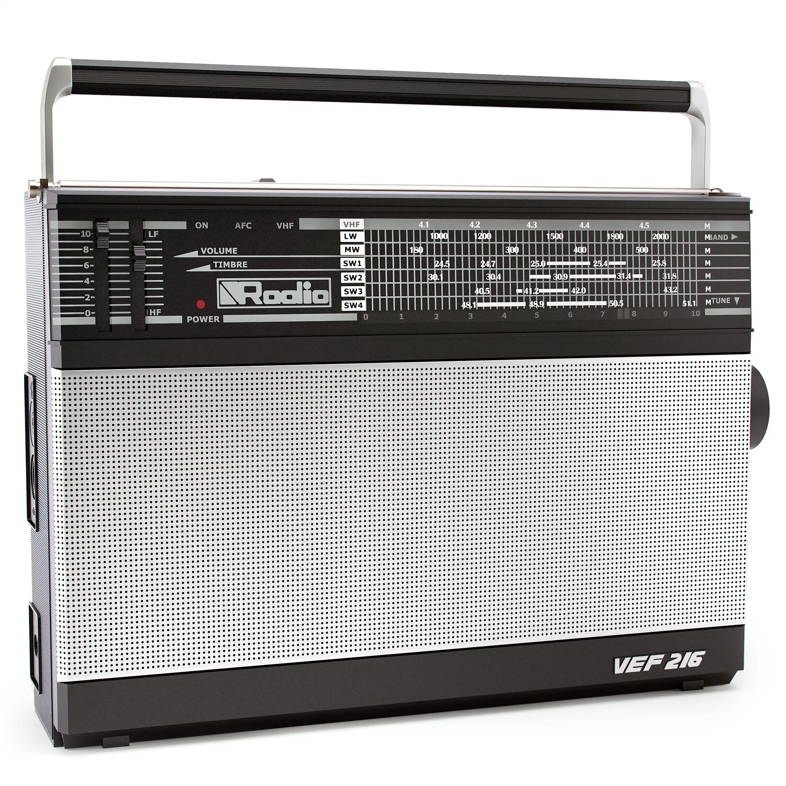 Portable Retro Radio Vef 216 3D Model
