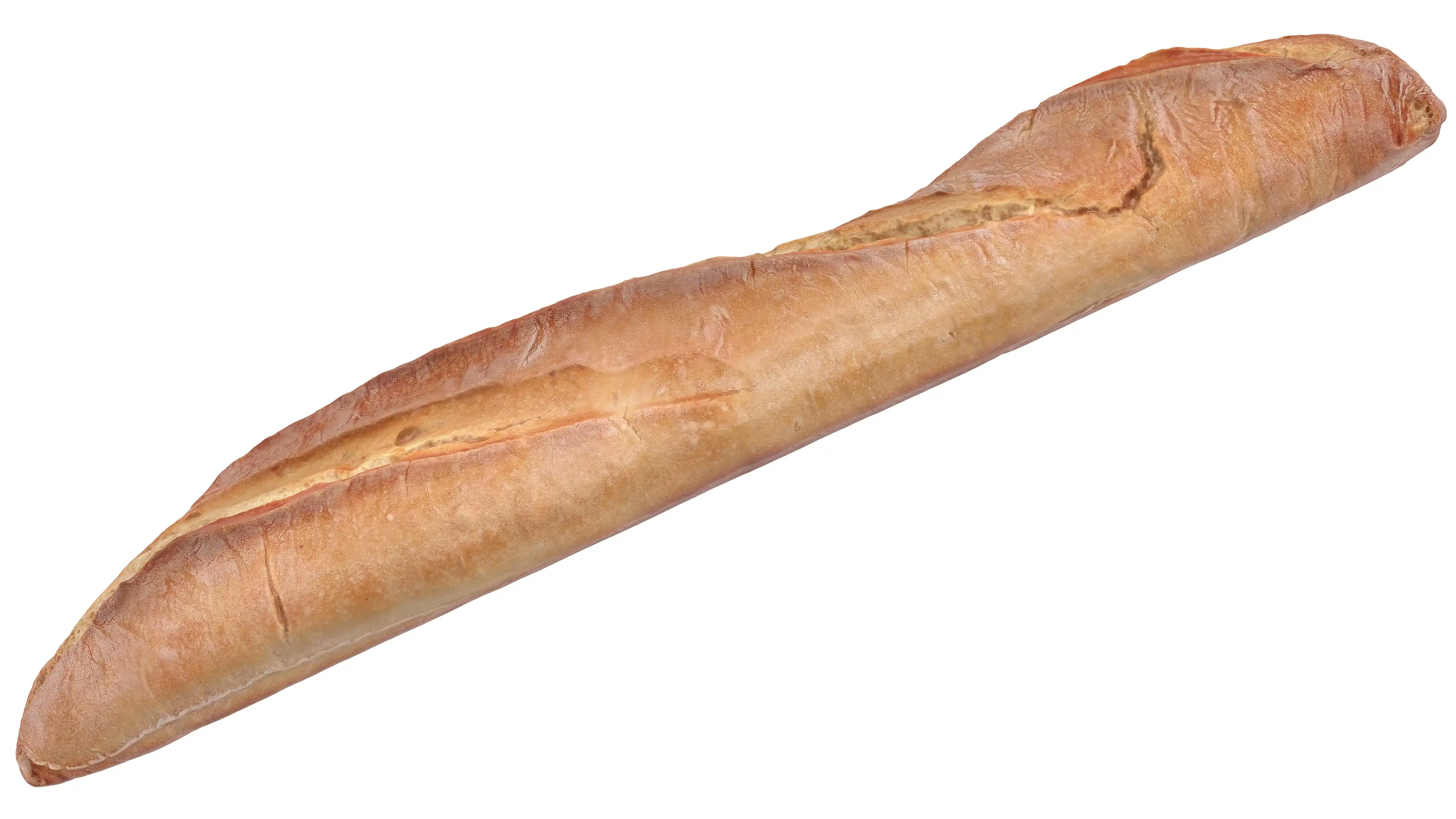 bread 3d asset view from a right
