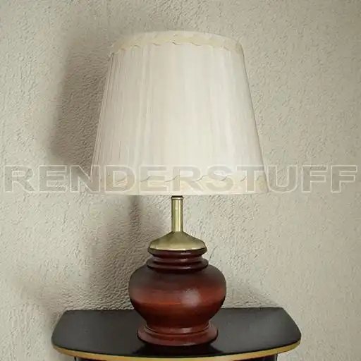 Lamp Table Classic Free 3D Model