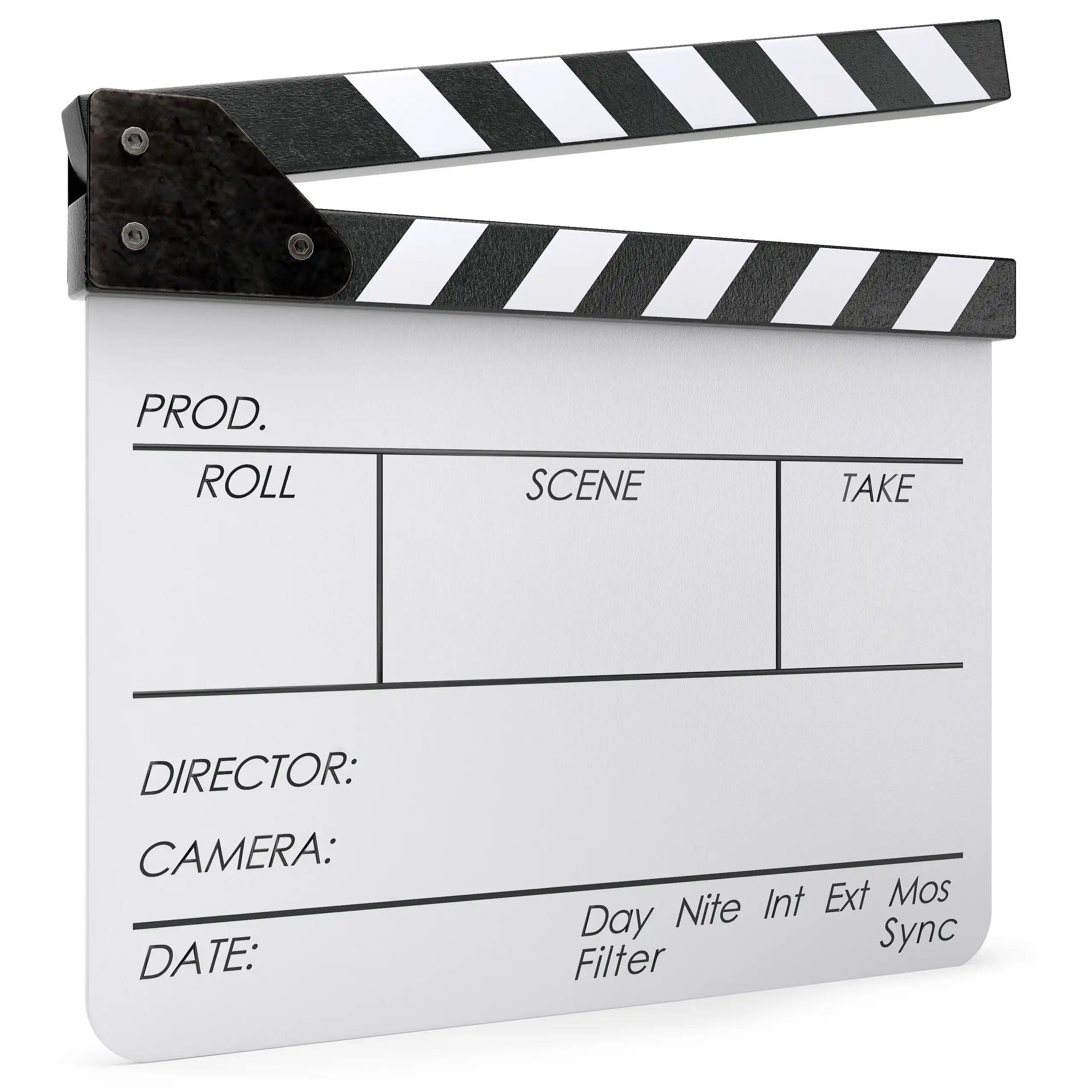 Clapperboard 3D Model