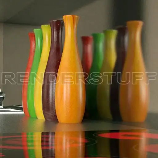 Vases Frutty Free 3D Model